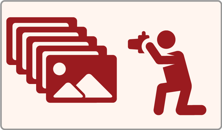 fotograf robi wiele zdjęć