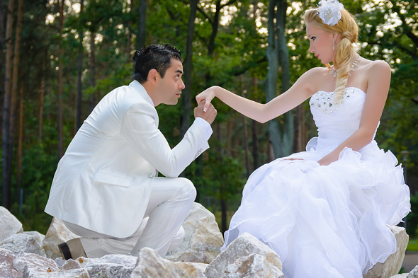 Zdjęcie ślubne plenerowe